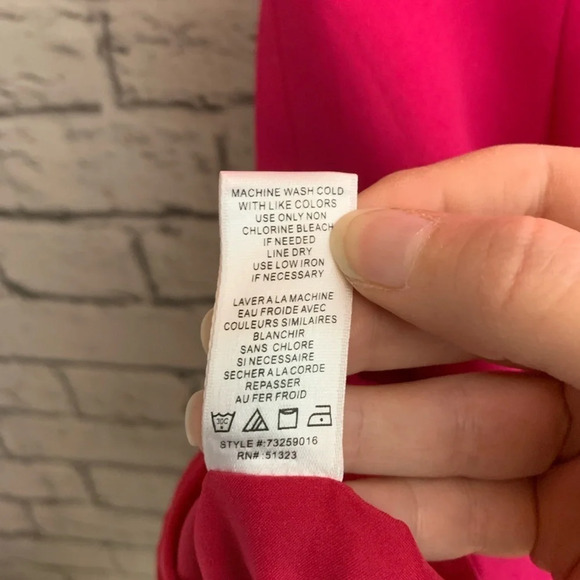 CeCe By  Cynthia Steffe Women’s Hot Pink Mesh Barbiecore Dress Size 2 Feminine - Picture 11 of 12